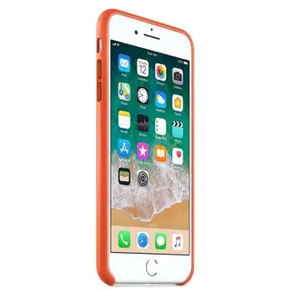 Чехол Apple для iPhone 7 Plus/8 Plus Leather Case (MRGD2) Bright Orange