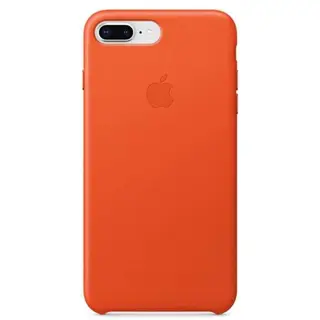 Чехол Apple для iPhone 7 Plus/8 Plus Leather Case (MRGD2) Bright Orange