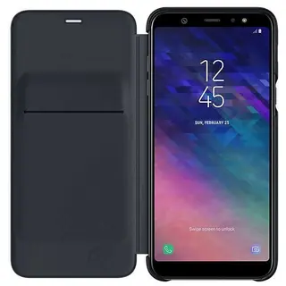 Чехол для смартфона Samsung Galaxy A6 Wallet Cover Black (EF-WA600CBEGRU)