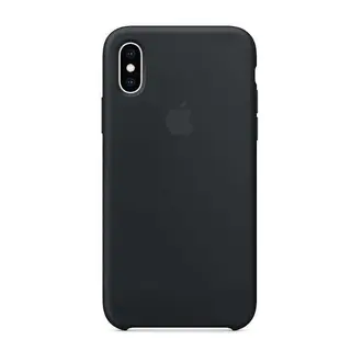 Чехол Apple iPhone XS Silicone Case Black