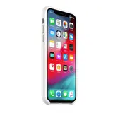 Чехол Apple iPhone XS Silicone Case White - фото 2