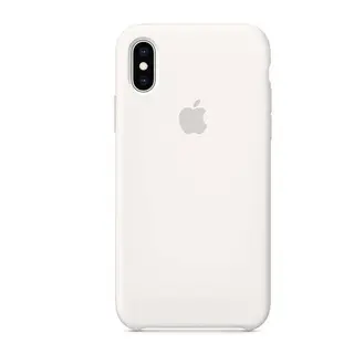 Чехол Apple iPhone XS Max Silicone Case White