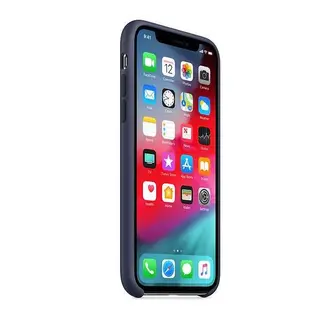 Чехол Apple для iPhone XS Max Silicone Case Midnight Blue
