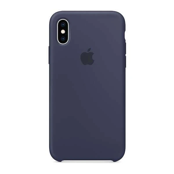 Чехол Apple для iPhone XS Max Silicone Case Midnight Blue