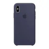Чехол Apple для iPhone XS Max Silicone Case Midnight Blue