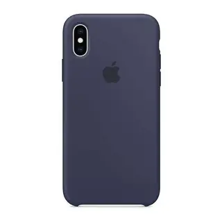 Чехол Apple для iPhone XS Max Silicone Case Midnight Blue