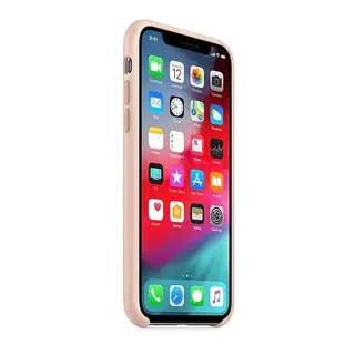 Чехол Apple для iPhone XS Max Silicone Case Pink Sand