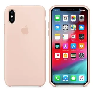 Чехол Apple для iPhone XS Max Silicone Case Pink Sand