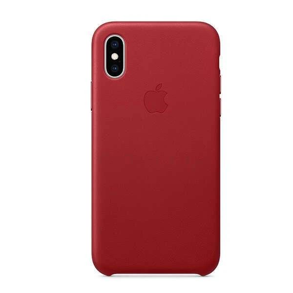 Чехол Apple для iPhone XS Leather Case PRODUCT Red