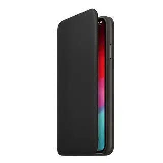 Чехол Apple для iPhone XS Leather Folio (MRWW2ZM/A) Black