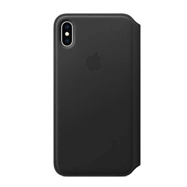 Чехол Apple для iPhone XS Leather Folio (MRWW2ZM/A) Black - фото 2