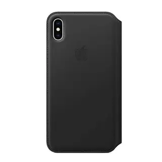 Чехол Apple для iPhone XS Leather Folio (MRWW2ZM/A) Black