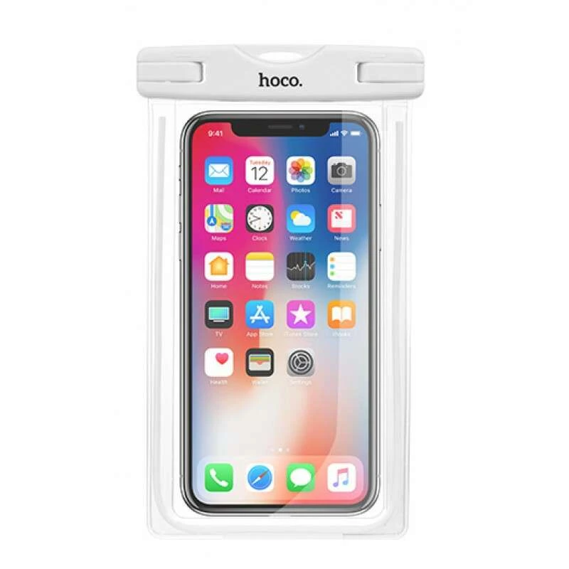 Водостойкий чехол для смартфона Hoco Универсальный, белый