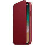 Чехол Apple для iPhone X Leather Folio (MRQD2) PRODUCT RED - фото 3