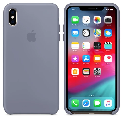 Чехол для смартфона Apple iPhone XS Max MTFH2 Silicone Case Lavender Gray