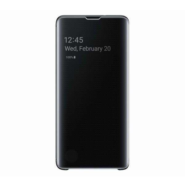Чехол для Samsung Galaxy S10 Clear View Cover Black EF-ZG973CBEGRU