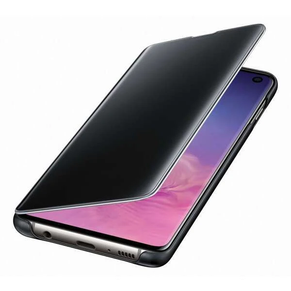 Чехол для Samsung Galaxy S10 Clear View Cover Black EF-ZG973CBEGRU - фото 4