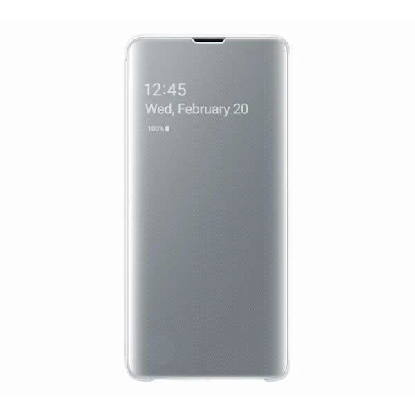 Чехол Samsung для Galaxy S10 Clear View Cover (EF-ZG973CWEGRU) White