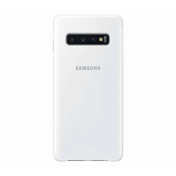 Чехол Samsung для Galaxy S10 Clear View Cover (EF-ZG973CWEGRU) White - фото 2