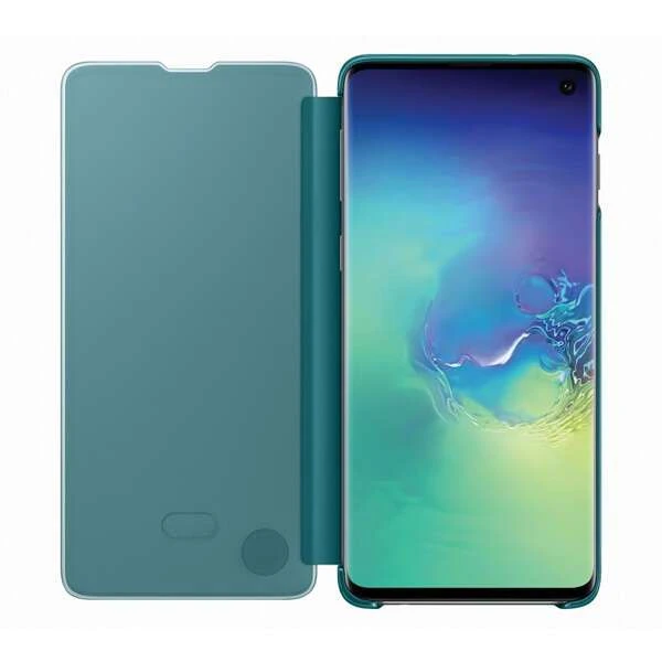 Чехол для Samsung Galaxy S10 Clear View Cover Green EF-ZG973CGEGRU - фото 3