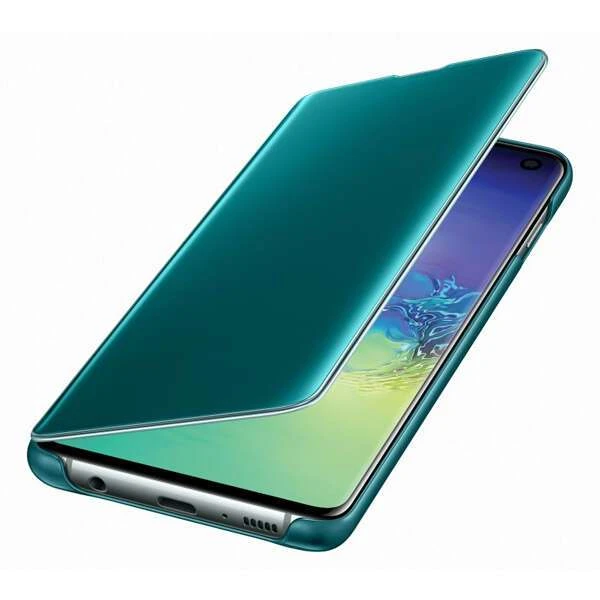 Чехол для Samsung Galaxy S10 Clear View Cover Green EF-ZG973CGEGRU - фото 4
