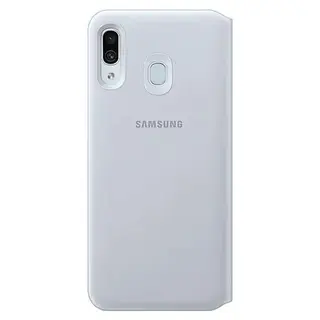 Чехол для Samsung Galaxy A30 Wallet Cover White EF-WA305PWEGRU