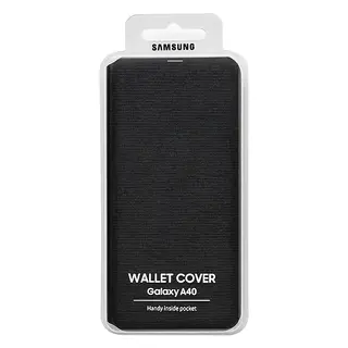 Чехол Samsung для Galaxy A40 Wallet Cover (EF-WA405PBEGRU) Black