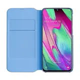 Чехол Samsung для Galaxy A40 Wallet Cover (EF-WA405PBEGRU) Black - фото 4