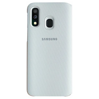 Чехол Samsung для Galaxy A40 Wallet Cover (EF-WA405PWEGRU) White