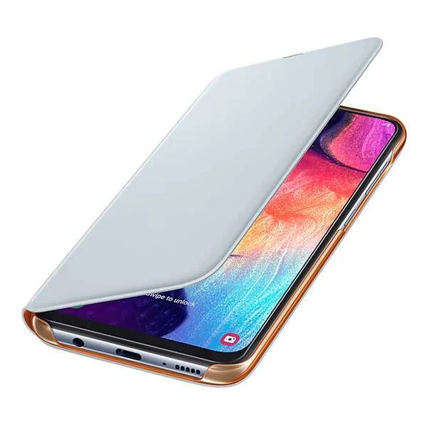 Чехол для Samsung Galaxy A50 Wallet Cover White EF-WA505PWEGRU - фото 4