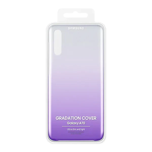 Чехол Samsung для Galaxy A70 Gradation Cover (EF-AA705CVEGRU) Purple - фото 5