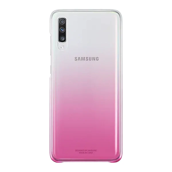 Чехол Samsung для Galaxy A70 Gradation Cover (EF-AA705CPEGRU) Pink - фото 2