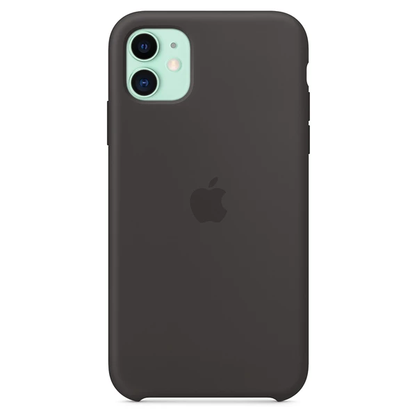 Чехол Apple для iPhone 11 Silicone Case (MWVU2ZM/A) Black - фото 4