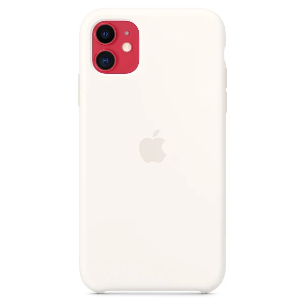 Чехол Apple для iPhone 11 Silicone Case (MWVX2ZM/A) White - фото 6