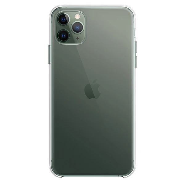 Чехол Apple для iPhone 11 Pro Max Silicone Case (MX0H2ZM/A) Transparent - фото 3