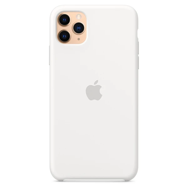 Чехол Apple для iPhone 11 Pro Max Silicone Case (MWYX2ZM/A) White - фото 4