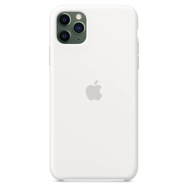 Чехол Apple для iPhone 11 Pro Max Silicone Case (MWYX2ZM/A) White - фото 2