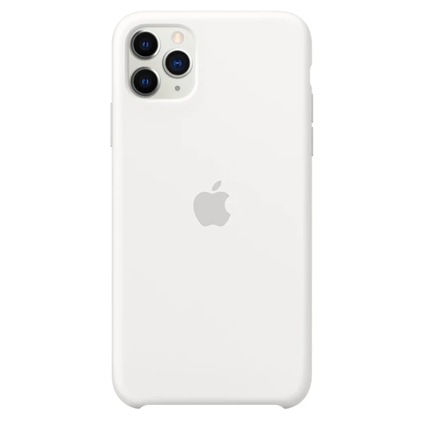 Чехол Apple для iPhone 11 Pro Max Silicone Case (MWYX2ZM/A) White - фото 3