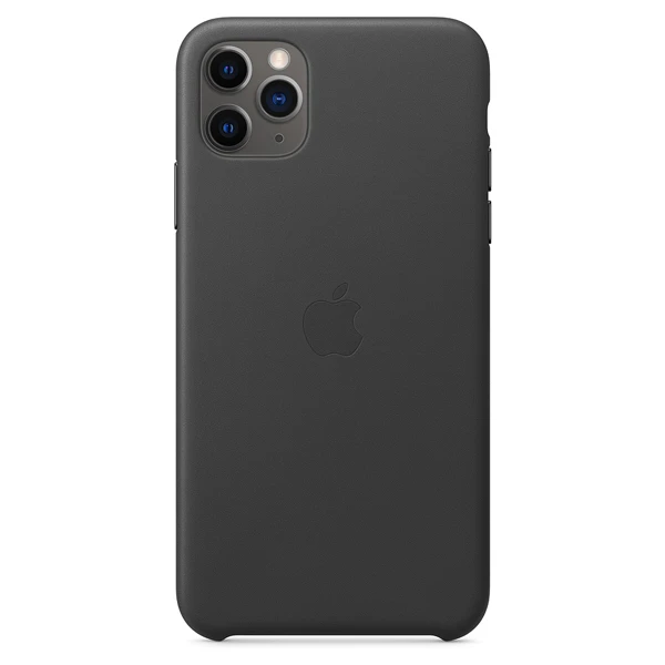 Чехол Apple для iPhone 11 Pro Max Leather Case Black - фото 2