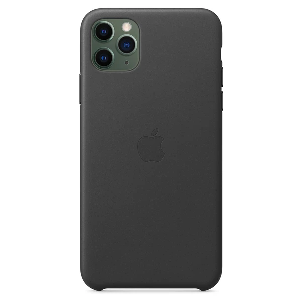 Чехол Apple для iPhone 11 Pro Max Leather Case Black - фото 5