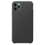 Чехол Apple для iPhone 11 Pro Max Leather Case Black - фото 5
