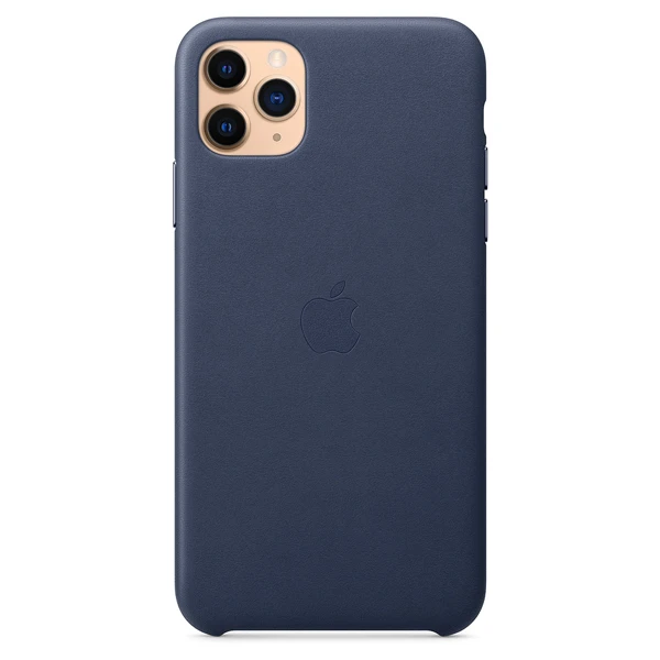 Чехол Apple для iPhone 11 Pro Max Leather Case Blue - фото 2