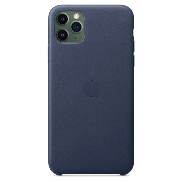 Чехол Apple для iPhone 11 Pro Max Leather Case Blue - фото 3