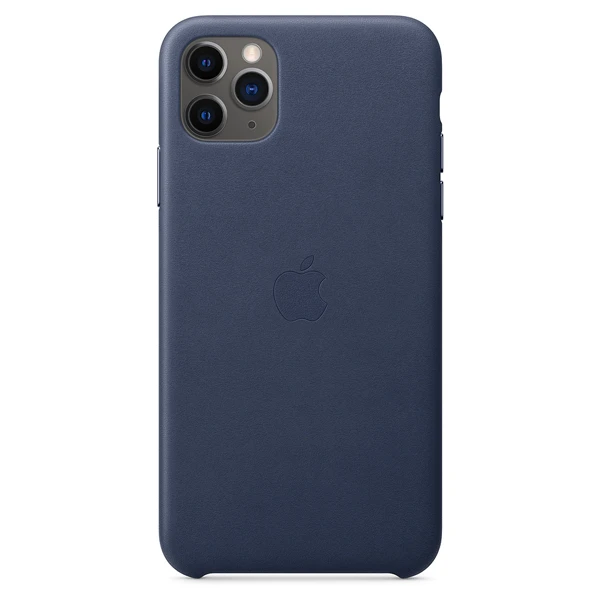Чехол Apple для iPhone 11 Pro Max Leather Case Blue - фото 4