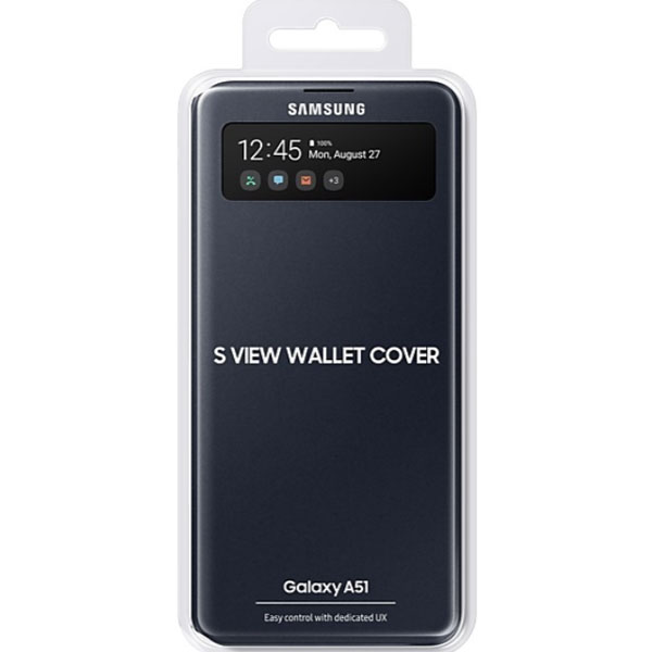 Чехол Samsung для Galaxy A51 S View Wallet Cover (EF-EA515PBEGRU)