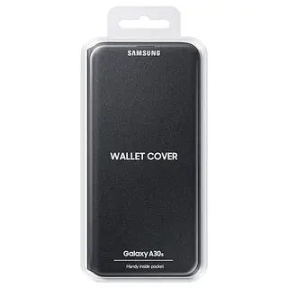 Чехол Samsung для Galaxy A30s Wallet Cover Black