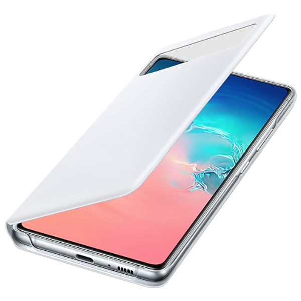 Қап Samsung Galaxy S10 Lite S View Wallet Cover (EF-EG770PWEGRU) White үшін