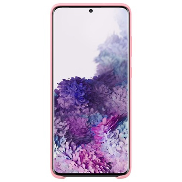 Чехол Samsung для Galaxy S20 Silicone Cover (EF-PG980TPEGRU) Pink