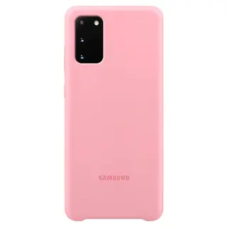 Чехол Samsung для Galaxy S20 Silicone Cover (EF-PG980TPEGRU) Pink