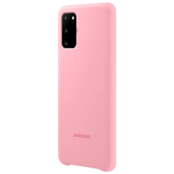 Чехол Samsung для Galaxy S20 Silicone Cover (EF-PG980TPEGRU) Pink - фото 2